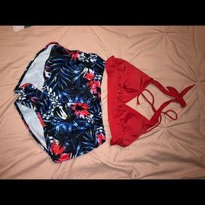 New women’s bikini top with cheeky shorts